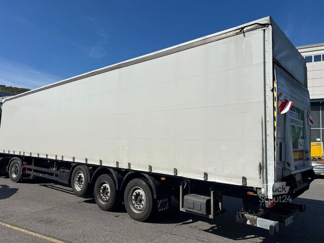 Semiremorcă deschisă cu prelată Schwarzmueller SPA 3/E  Liftachse LBW 2000kg