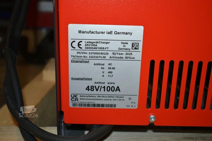 Baterie vysokozdvižného vozíku INDUSTRIE AUTOMATION intronic L puls D 48V / 100V