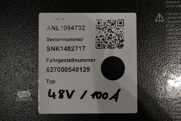 Baterie vysokozdvižného vozíku INDUSTRIE AUTOMATION intronic L puls D 48V / 100V