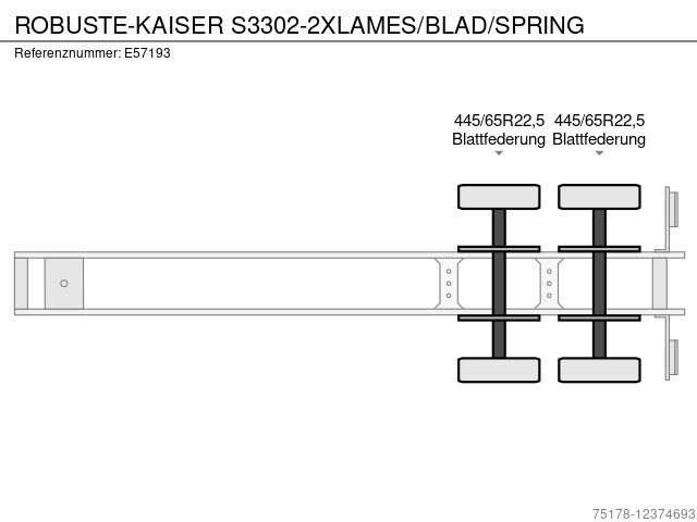 Kaiser S3302 2XLAMES/BLAD/SPRING