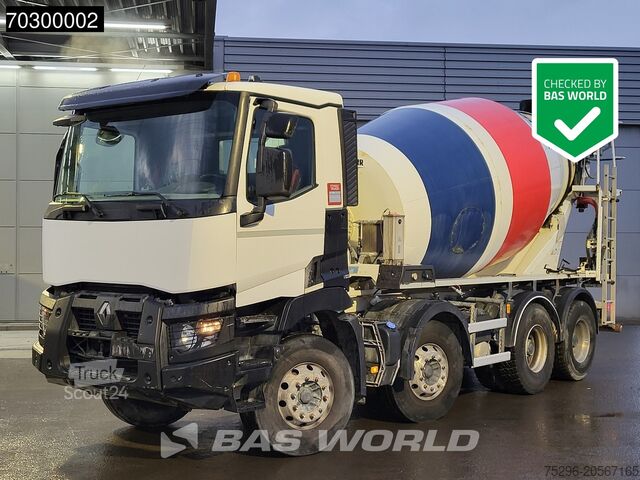 Blender Renault C 380 C 8X4 Liebherr 9m3 Full Steel Big Axle Eu...