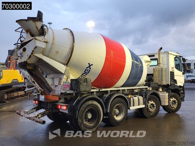 Mixer Renault C 380 C 8X4 Liebherr 9m3 Full Steel Big Axle Eu...