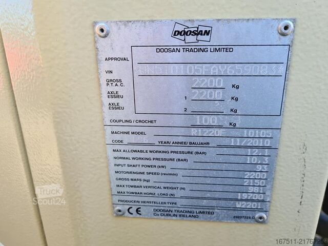 Kølemiddelkompressor Doosan 10/105 - N