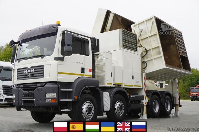 Vakuumbagger MAN TGA 35.440 8×4 / SB-106 vacuum excavator