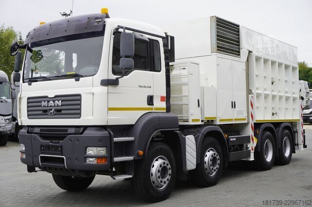 Vakuumbagger MAN TGA 35.440 8×4 / SB-106 vacuum excavator