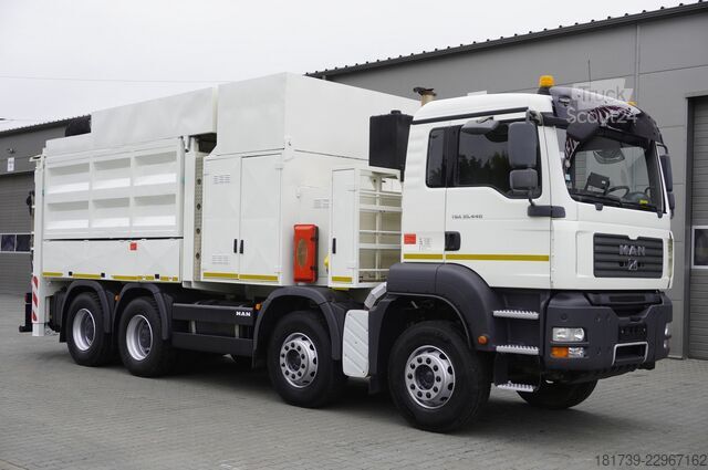 Vakuumbagger MAN TGA 35.440 8×4 / SB-106 vacuum excavator