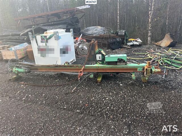 Montabert Micropa strekktårn med støvsuger og kompressor Montabert Micropa stretcher tower w/ vacuum cleaner and comp