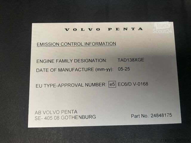 Агрегат Volvo TAD1382GE - 430 kVA Stage V Generator - DPX-19032