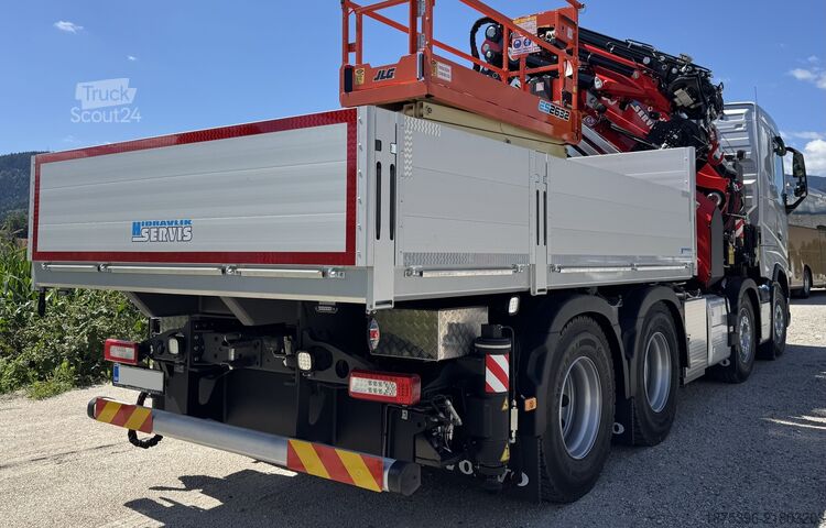 кран-манипулятор на шасси грузовика Volvo FH 500 Fassi F1450-8 JIB-6