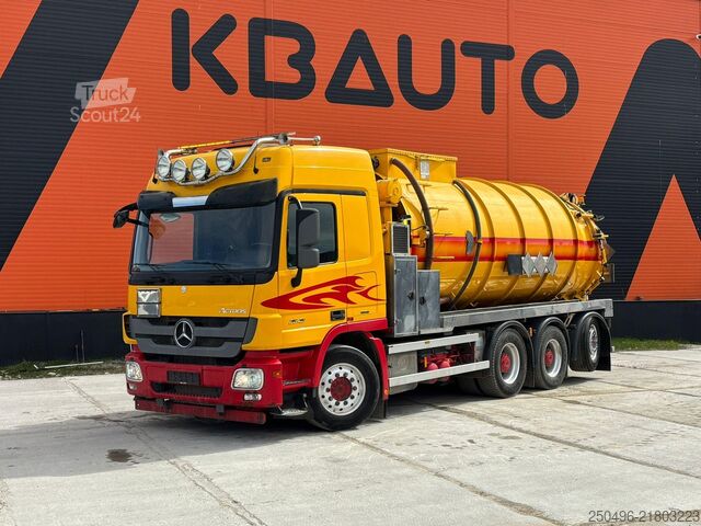 Saugwagen Mercedes-Benz Actros 2646 8x4*4 Interconsult ADR stainless ta...