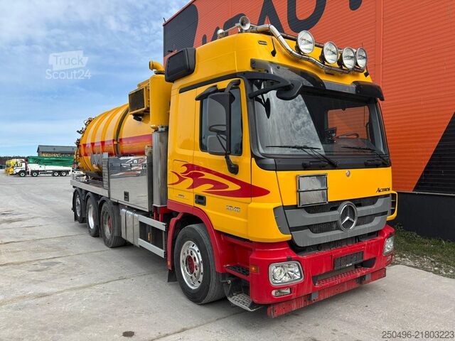 Saugwagen Mercedes-Benz Actros 2646 8x4*4 Interconsult ADR stainless ta...