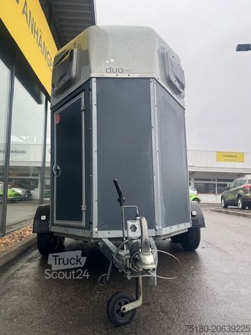 Hästtransportsläp BÖCKMANN Duo 2 Pferdeanhänger 2t. Holz/Poly