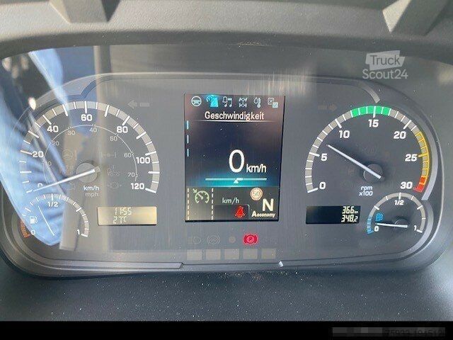 Driezijdige kipper bestelwagen MERCEDES-BENZ Atego 823K Meiller Trigenius+Klima+2xAHK+DiffSp
