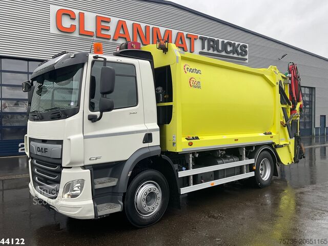 Køretøj til indsamling af affald DAF FA CF 340 Euro 6 Norba 17 m³ + Palfinger 3.8 To...