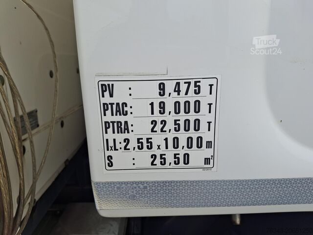 Tautliner RENAULT D 19 WIDE 320 - 4X2 - E6 - TELMA