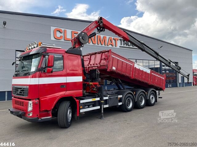 Tippbil med kran Volvo FH 460 8x4 Fassi 27 Tonmeter laadkraan (bouwjaa...