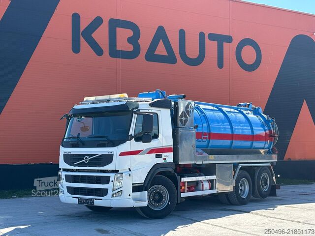 Вакуумный грузовик Volvo FM 420 6x2*4 Korp&Son stainless tank 14500 l