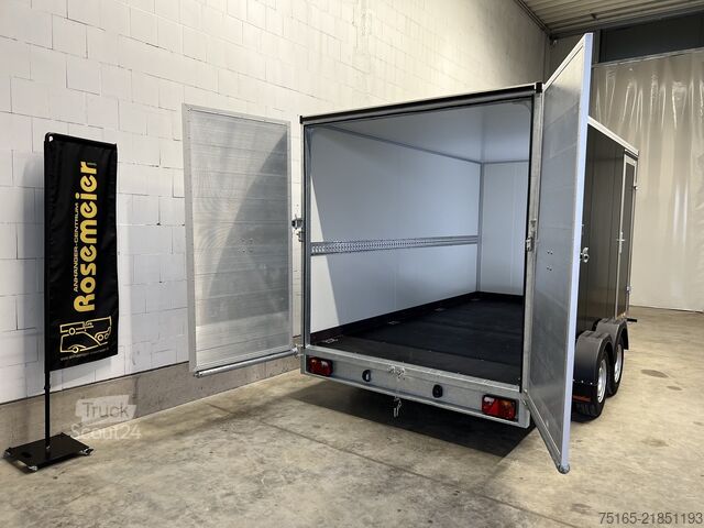 Box trailer Vezeko TK D 27.40 TKL Tür Kofferanhänger