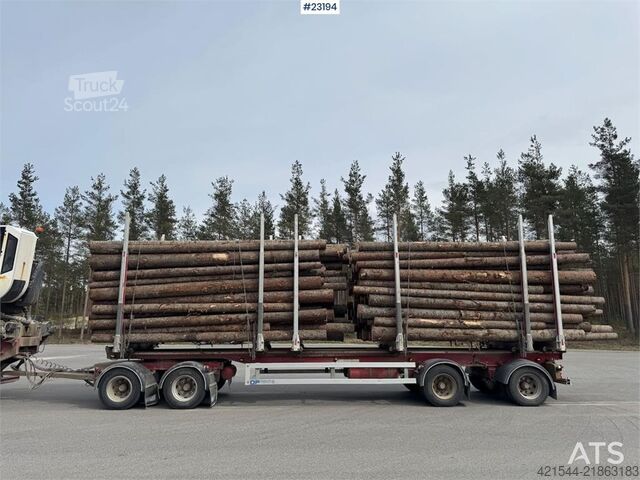 Транспортировщик древесины Närko 4-axle Timber Trailer