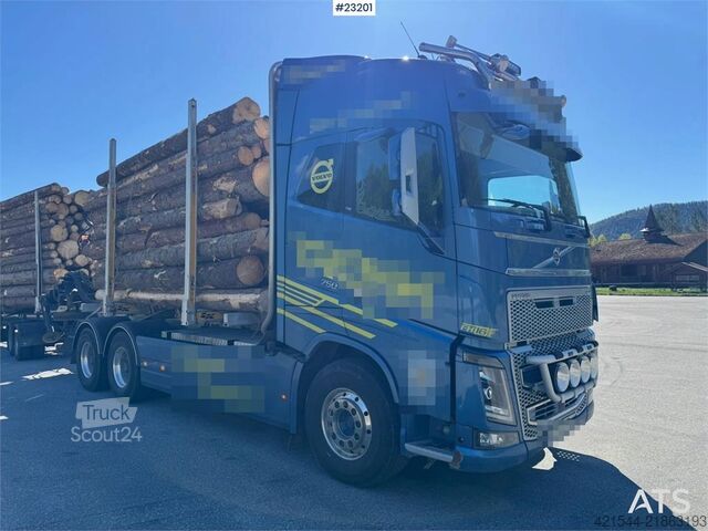 Превозвач на дървен материал Volvo FH750 Timber Truck
