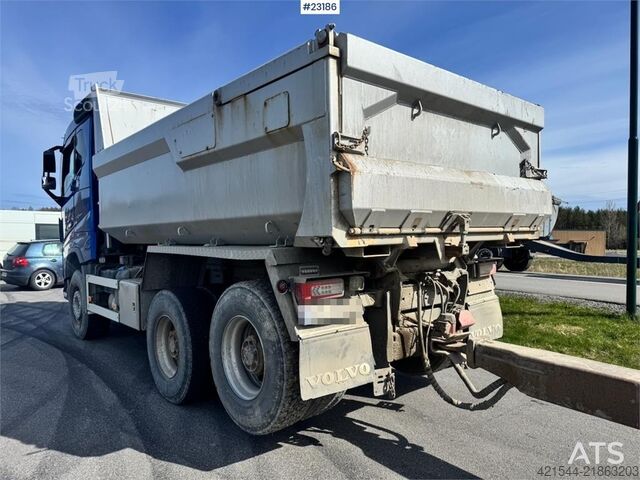 Sklápač Volvo FH750 6x4 tipper truck with Maur tri-axle trailer