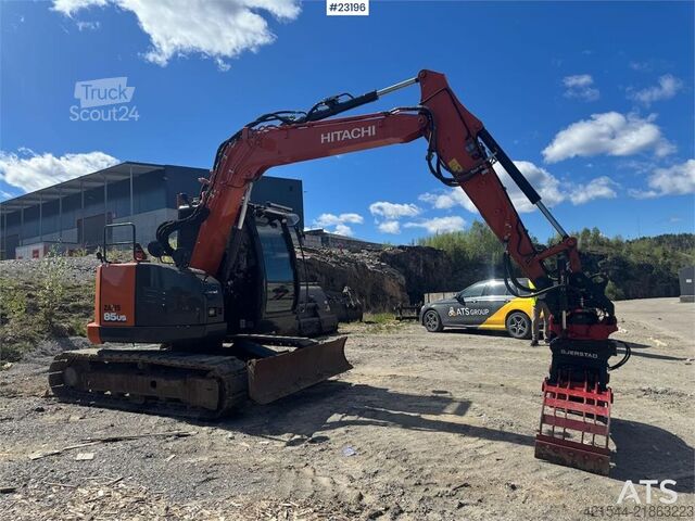 Pásový bagr Hitachi ZX85US-6 Crawler Excavator with tilt, 3 buckets an