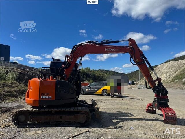 Pásový bagr Hitachi ZX85US-6 Crawler Excavator with tilt, 3 buckets an