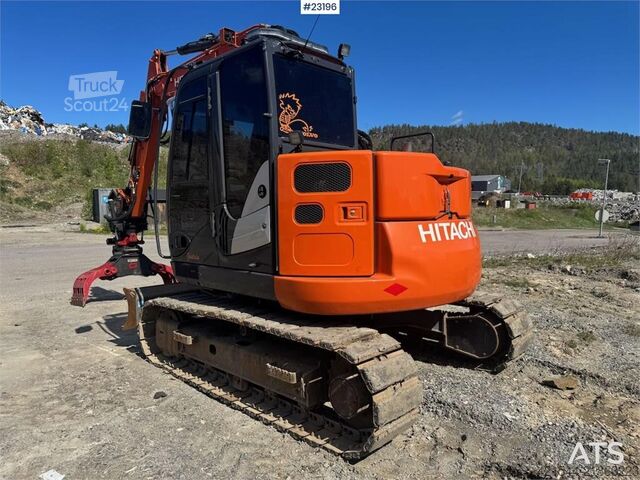 Pásový bagr Hitachi ZX85US-6 Crawler Excavator with tilt, 3 buckets an