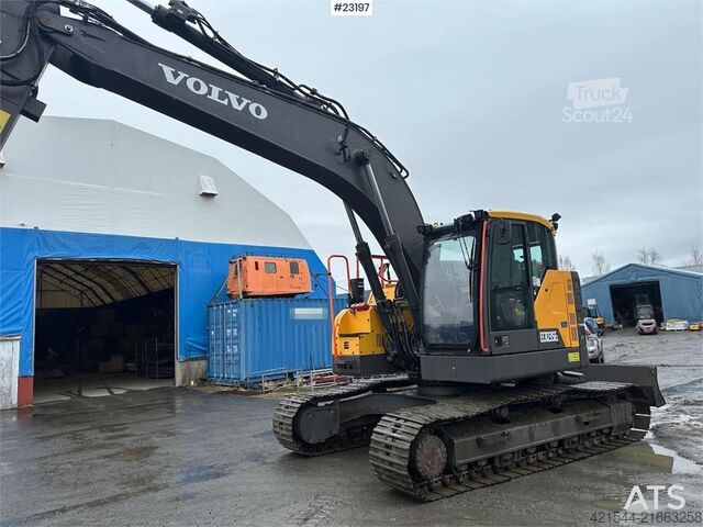 гусеничный экскаватор Volvo ECR235EL crawler excavator w/ sanding tray, rototi