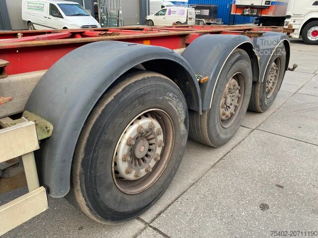 Container transport Van Hool Container Chassis / 2x Extendable / SAF + Disc