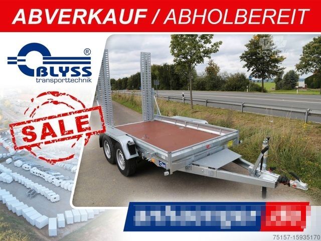 Aanhangwagen BLYSS Maschinentransporter Anhänger 350x180x20cm 3tGG