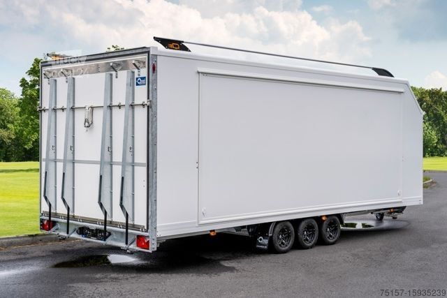 Car carrier trailer BLYSS Fahrzeugtransporter Koffer 600x230x200cm 3500kg