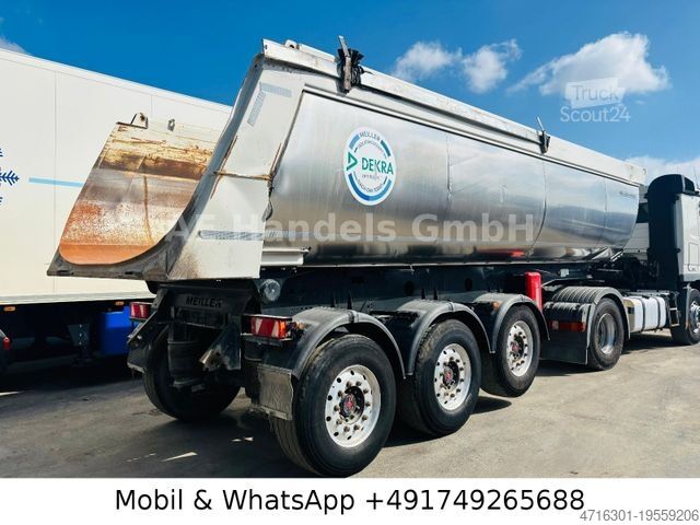 Semirremolque volquete MEILLER KISA 3 Iso Stahl *24m³ / 1.Liftachse / Alcoa