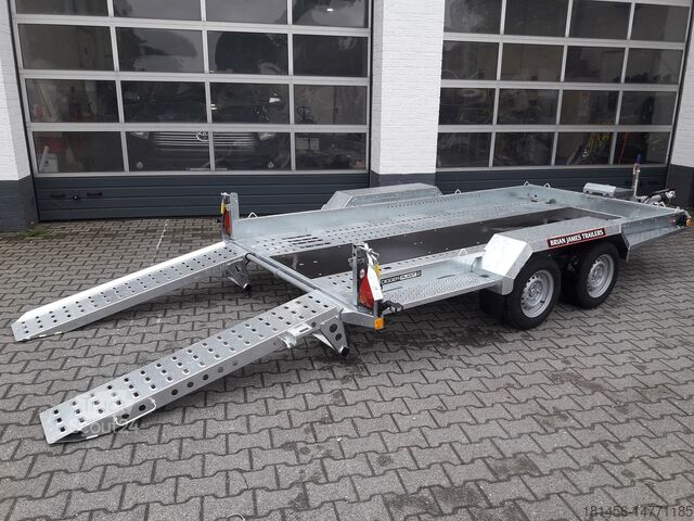 Aanhangwagen voor bouwmachines Brian James Trailers Digger Plant 370cm lang 543-2320 2770kg Nutzlast Neu