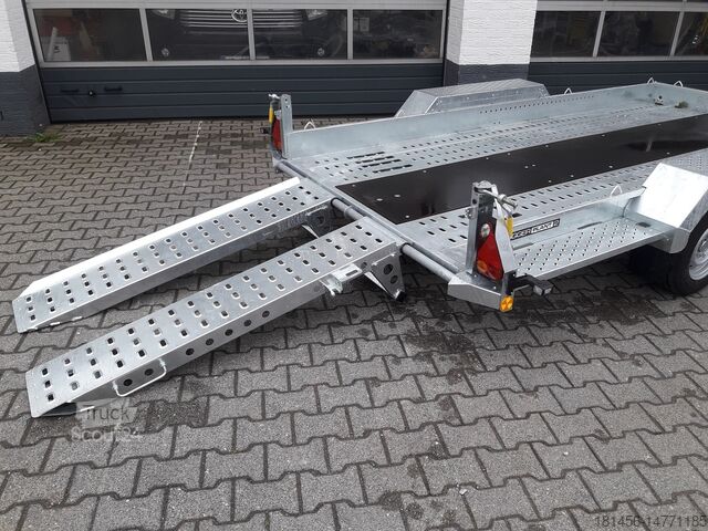 Aanhangwagen voor bouwmachines Brian James Trailers Digger Plant 370cm lang 543-2320 2770kg Nutzlast Neu