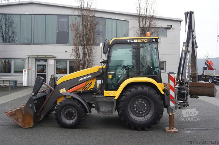 Retroescavatore MECALAC TLB870 backhoe loader/1990 MTH!/joystick