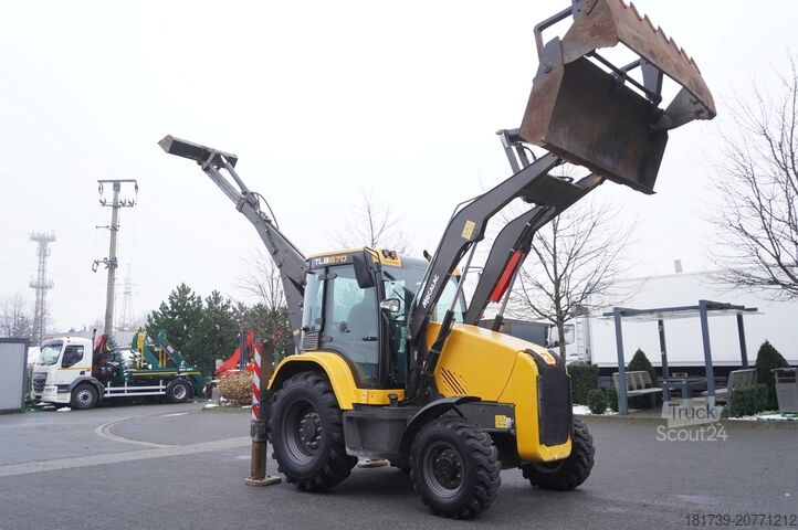 Retroescavatore MECALAC TLB870 backhoe loader/1990 MTH!/joystick
