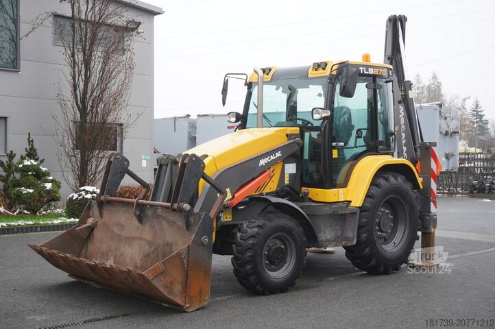 Retroescavatore MECALAC TLB870 backhoe loader/1990 MTH!/joystick