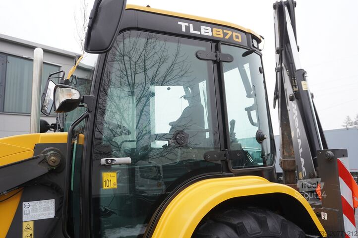 Retroescavatore MECALAC TLB870 backhoe loader/1990 MTH!/joystick