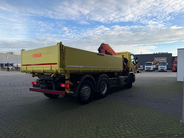 Basculante de 3 lados Scania P360 6x2 3 zijdige Kipper/ Palfinger PK 18002-E...