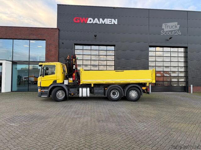 Basculante de 3 lados Scania P360 6x2 3 zijdige Kipper/ Palfinger PK 18002-E...