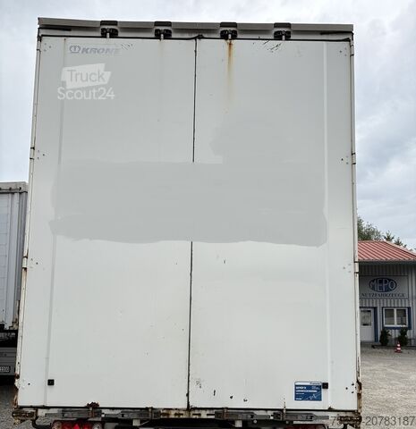 Châssis interchangeable avec plateau et bâche Krone Jumbo 7,82m 3m hoch Hubdach + Edscha