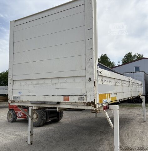 Plateforme amovible avec plateau Krone BDF 7,45m Baustoff Bordwand + Türen