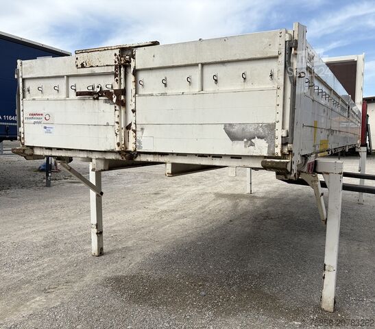 Plateforme amovible avec plateau Krone BDF 7,45m Baustoff Bordwand + Türen