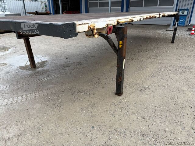 Caisse mobile ouverte Krone 7,82m Baustoff Brücken Zurringe Kranbar