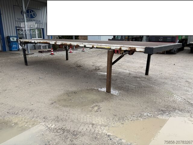 Caisse mobile ouverte Krone 7,82m Baustoff Brücken Zurringe Kranbar