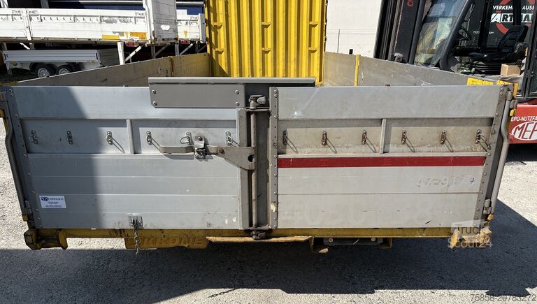 Caisse mobile ouverte Krone Baustoff Wechselbrücke 7,45m Türen