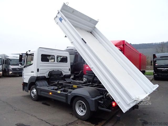 Trijų pusių savivartis furgonas MERCEDES-BENZ 818 Atego*Meiller Kipper*2x AHK*Diff.*Neuzustand