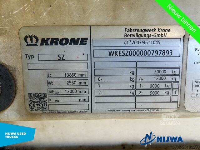  Krone N/A Laadklep 2000KG + Bindrails