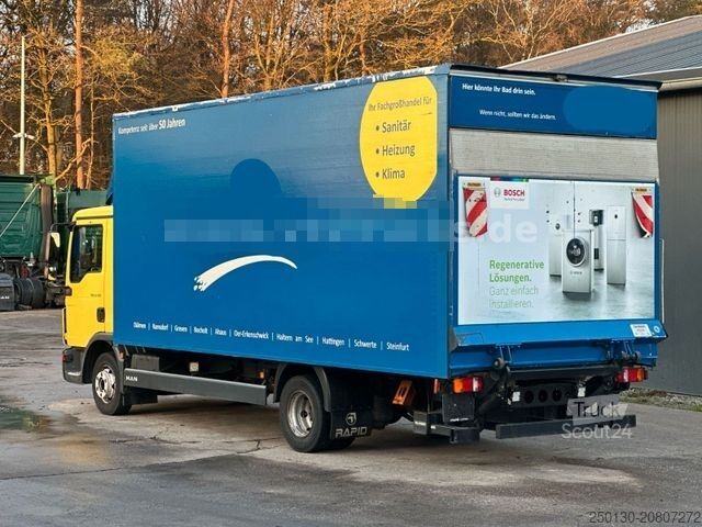 Dubă cu caroserie tip cutie MAN TGL 8.190 4x2 Koffer, LBW 7,5t. , *Motorschaden*